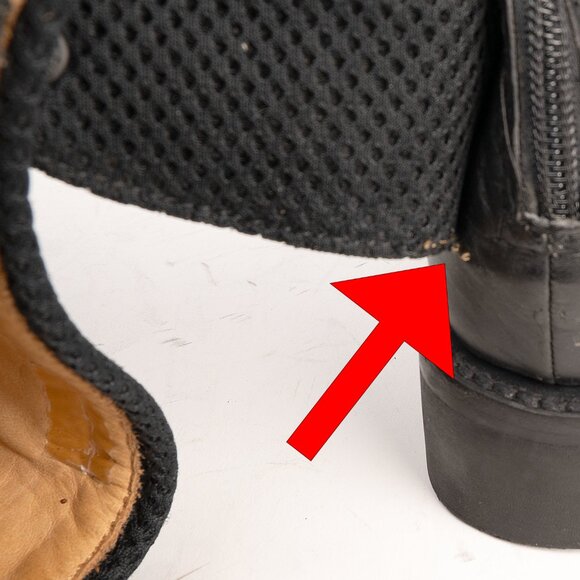 Jil Sander Black Knee-High Leather Boots – Size 37 - Picture 12 of 13